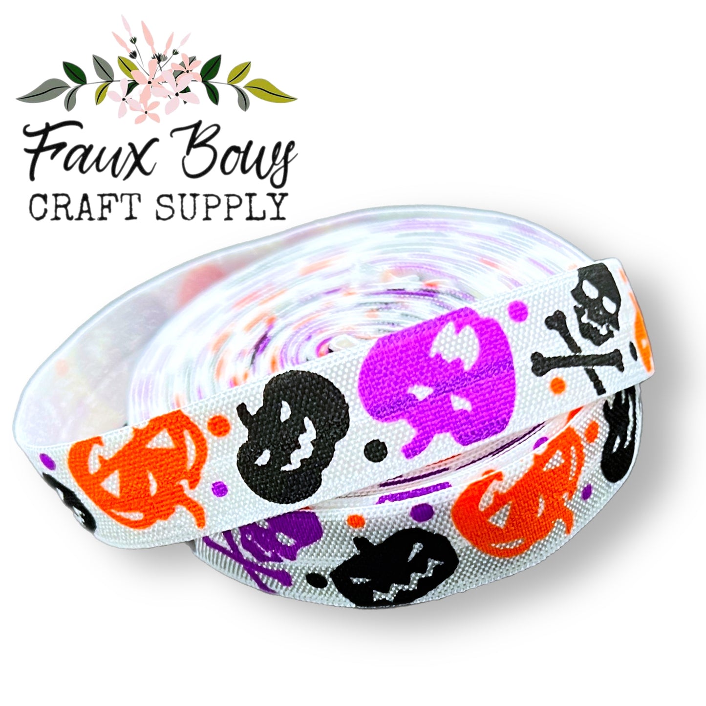 Poison Pumpkins PRINTED FOE (5 Yards)