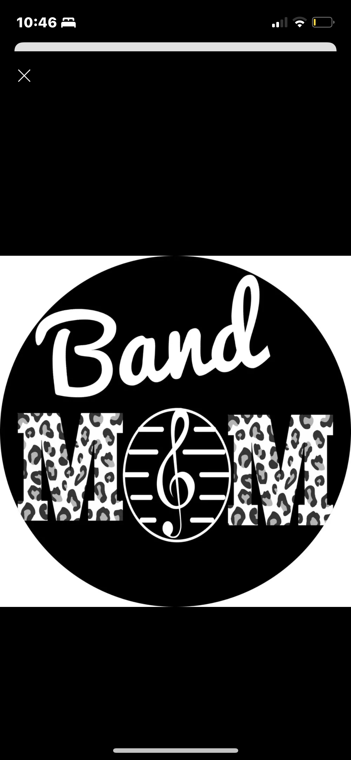 Band Mom (Custom)-12mm Glass Cabochon
