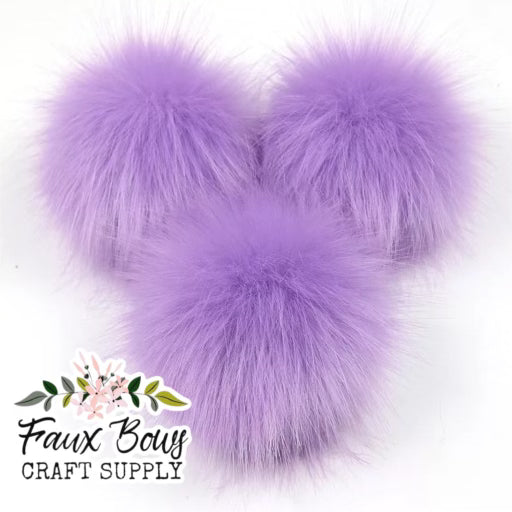 NEW Long Hair Puff Poms
