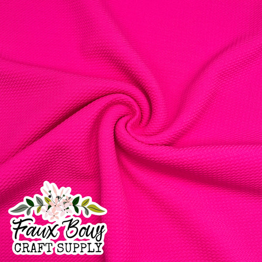 SOLID Hot Pink Bullet Fabric