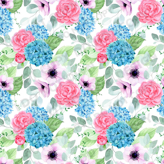 Fresh Blooms Floral Fabric-Bullet/DBP/Leather (Copy)