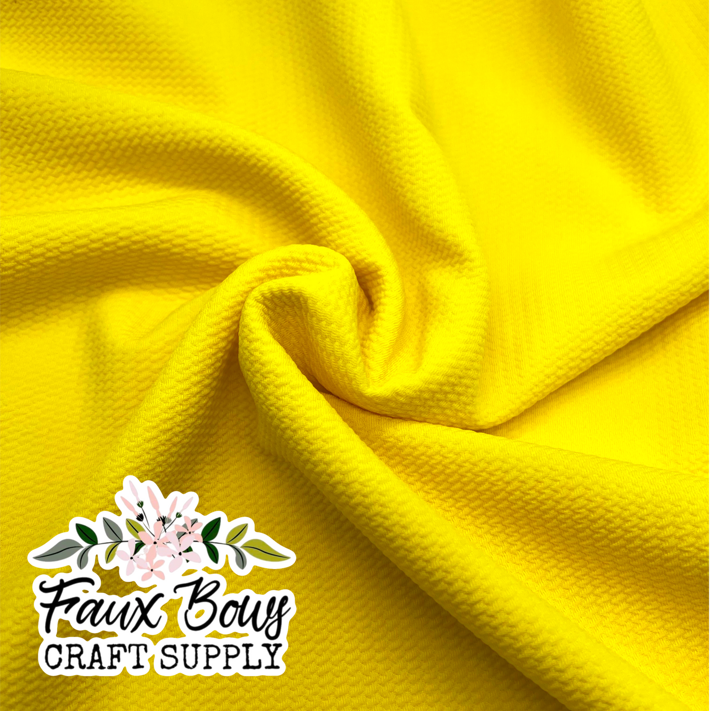 SOLID Yellow Bullet Fabric