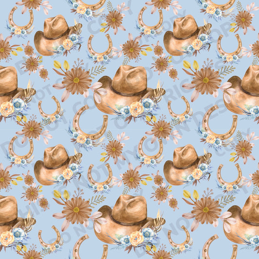 Floral Rodeo Fabric-Bullet/DBP/Leather (Copy)