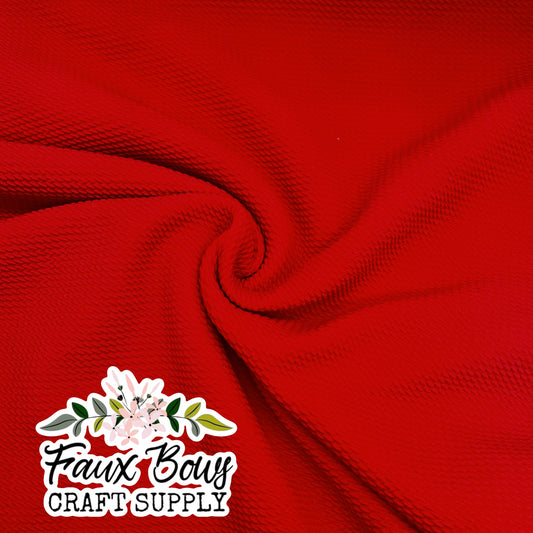 SOLID Red Bullet Fabric