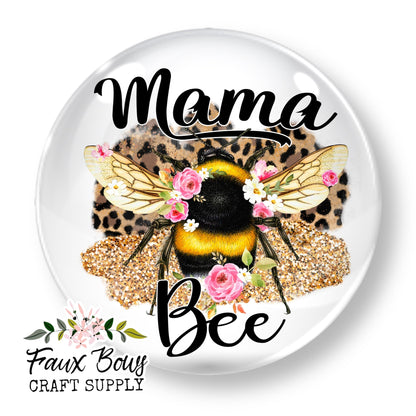 Mama Bee (Custom)- 12mm Glass Cabochon