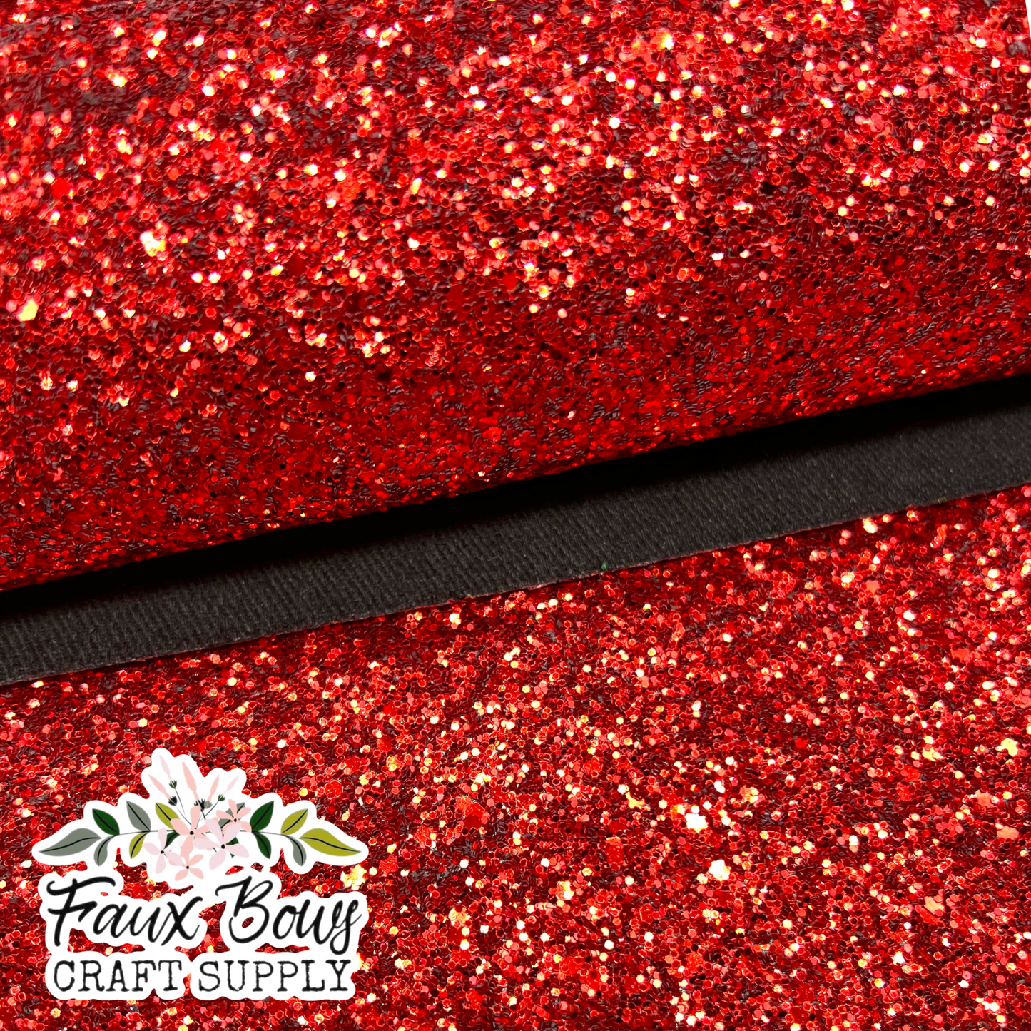 Ruby Red NEW Chunky Glitter (Twill Backed)