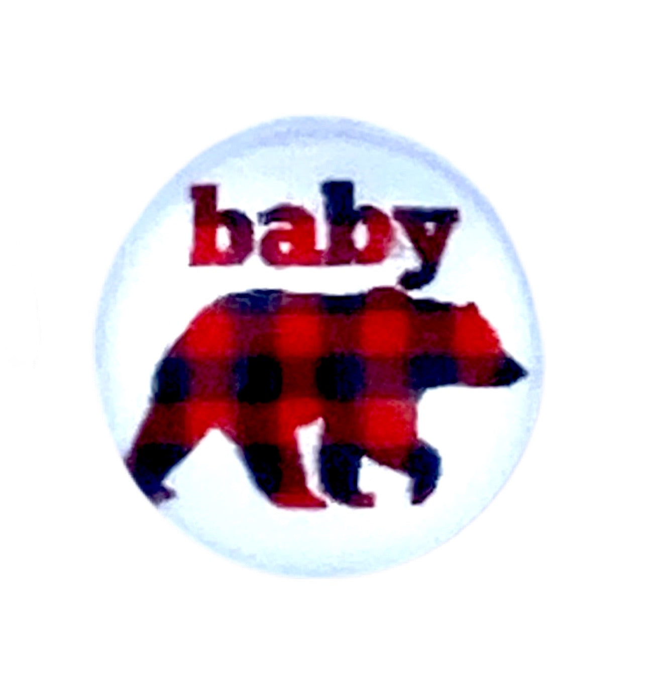 Baby Bear-12mm Glass Cabochon