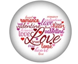 Love Notes-12mm Glass Cabochon