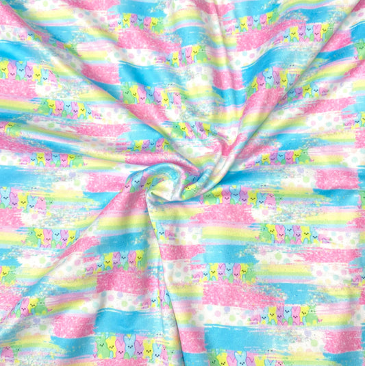 LIVE SALE Peepin’ ain’t Easy Brushstrokes (Custom) DBP-Double Brushed Poly Knit Fabric