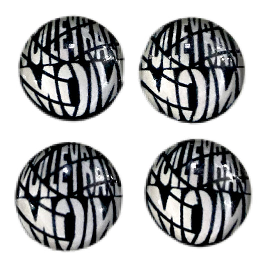 Volleyball Mom-Ball (Custom)-12mm Glass Cabochon