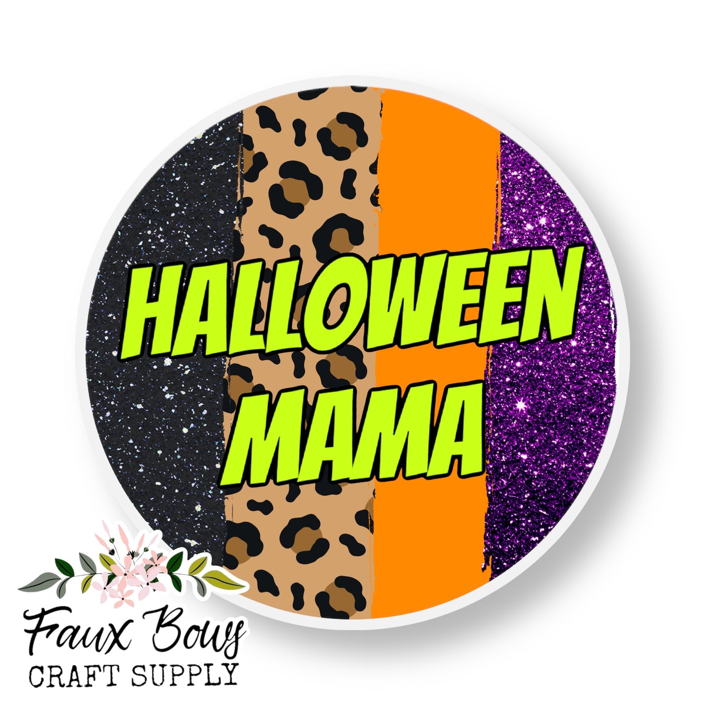 Halloween Mama (Custom)-12mm Glass Cabochon
