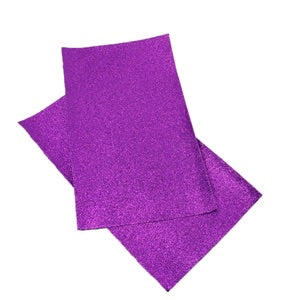 Purple Fine Glitter Canvas
