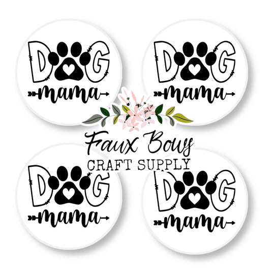 Dog MAMA (Custom)-12mm Glass Cabochon