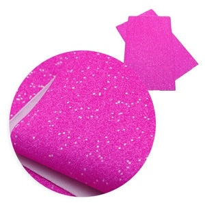Neon Pink Speckled Fine Glitter Sheet