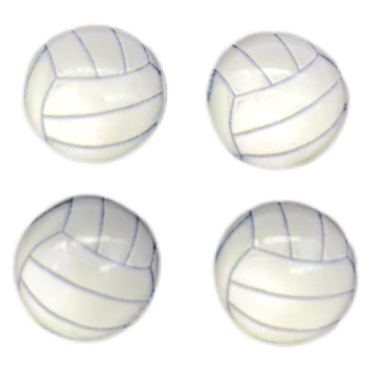 Volleyball (Custom)-12mm Glass Cabochon