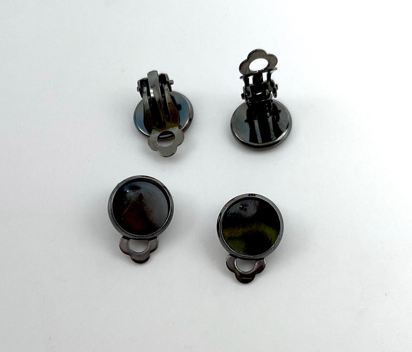 Clip On Earrings-10mm Cabochon