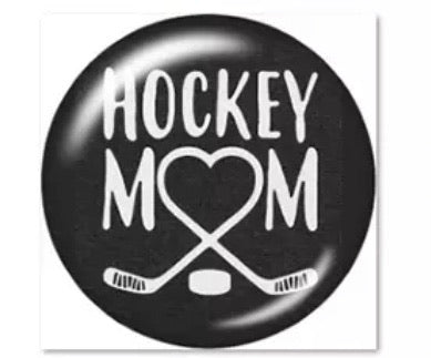 Hockey Mom-12mm Glass Cabochon