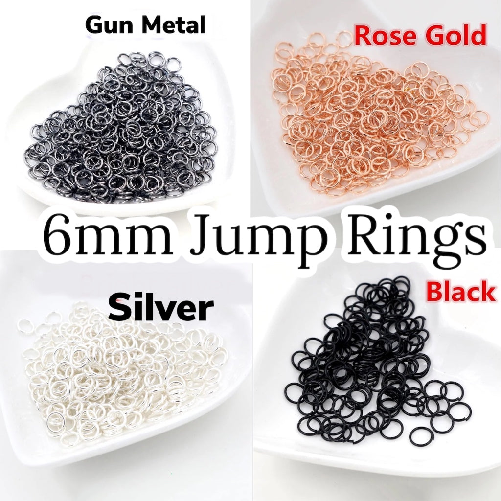 Large Jump Rings-6mm (Keychains) – Faux Bows Craft Supply