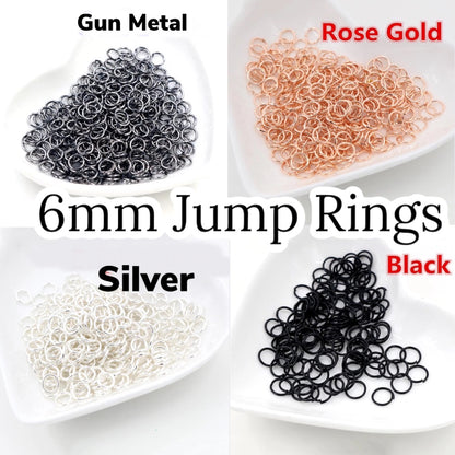 Large Jump Rings-6mm (Keychains)